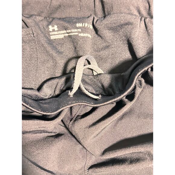 Under Armour Black Gray Loose Fit Running Athletic Shorts Activewear SM - Picture 8 of 9